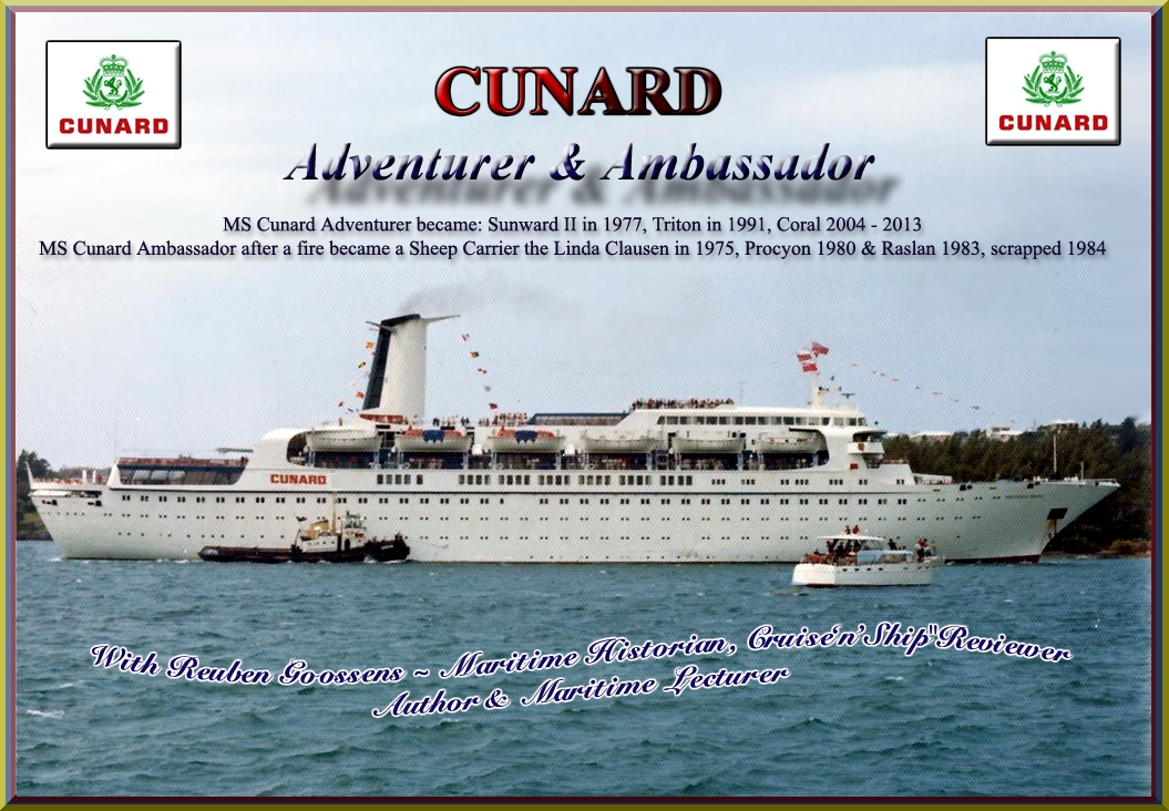 Ms Cunard Adventurer And Cunard Ambassador