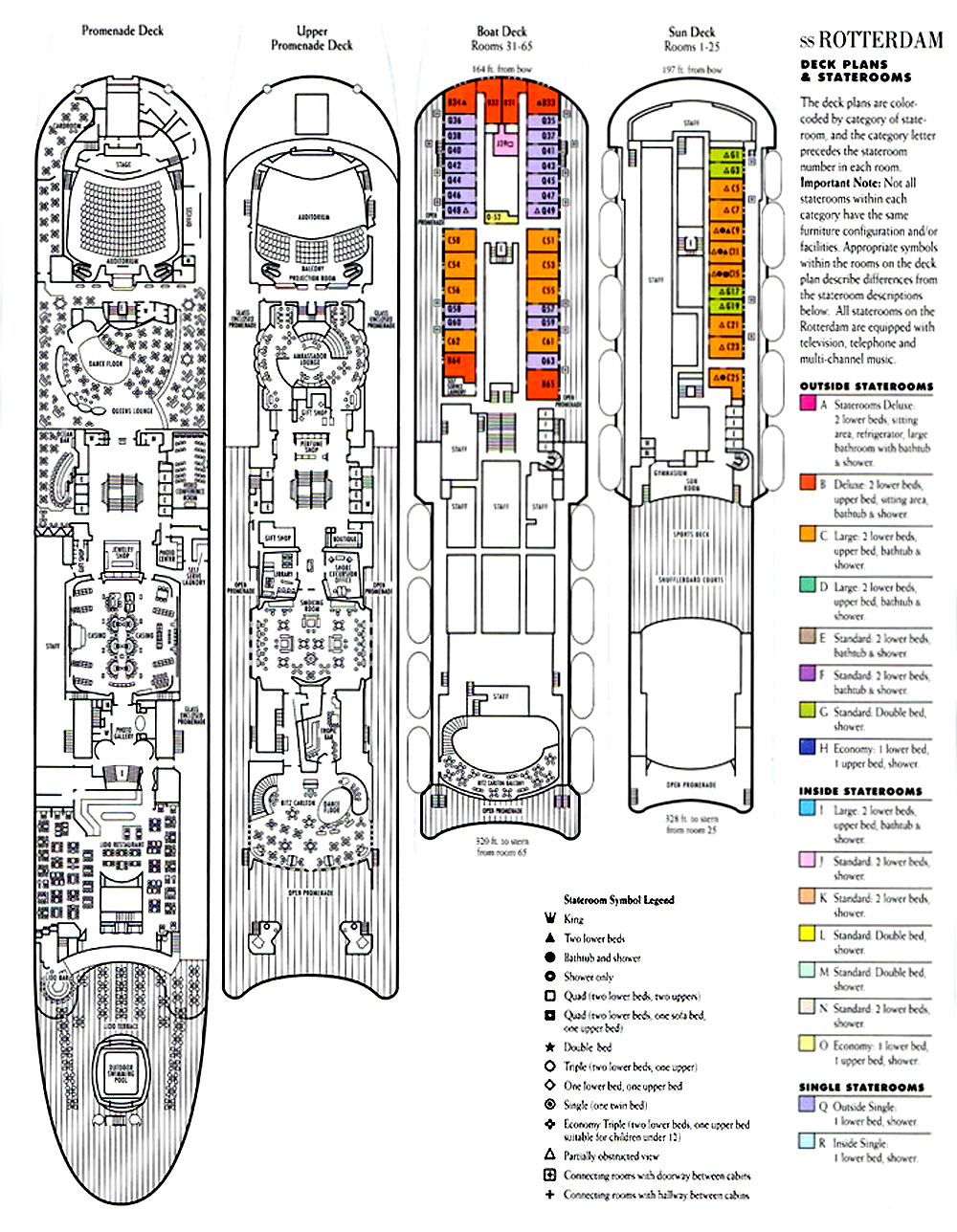 SS Rotterdam V Part 6 Deck Plans Other Images SS Rotterdam V Part 6 Deck Plans Other Images