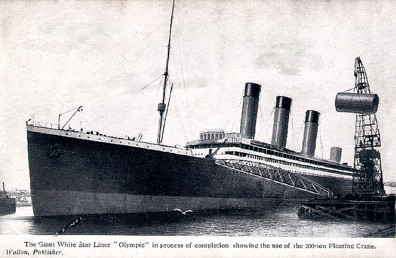 RMS Olympic and lightship Nantucket | History in Color