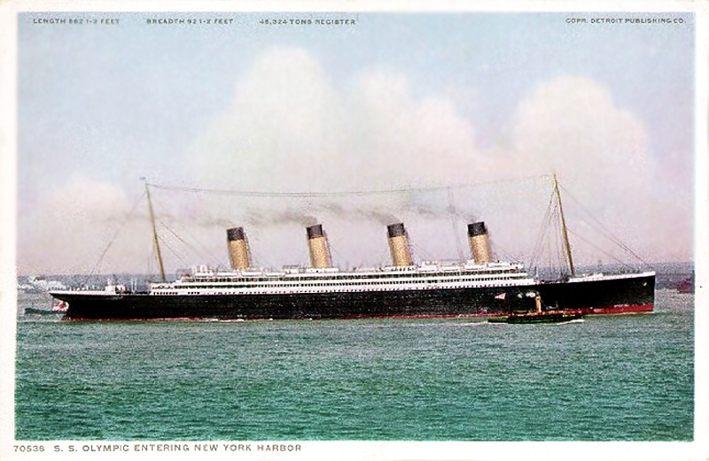 RMS Olympic, White Star Line, Ambrose Channel Lightship