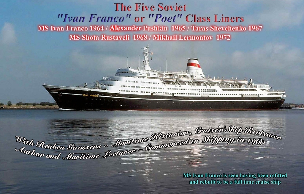 The Soviet MS Ivan Franco and her Four "Poet" Class Sisters