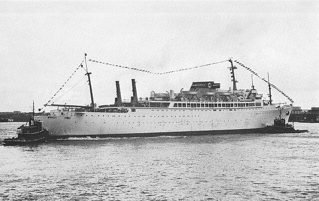 On Board the S.S. Brazil, Dinner Menu, 1949 -  Ireland